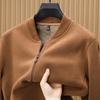Nueva Colección Otoño-Invierno 2026 Chaqueta de Béisbol de Lana Austriaca Cardigan con Cremallera Abrigo Cálido Chaqueta Casual