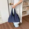 Bolso de Hombro de Nylon de Gran Capacidad Estilo Perezoso con Correa Ancha Ligera para Estudiantes, Adecuado para Clase, Viajes Diarios y Almacenamiento Diario