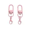 Accesorios de Aleación Anillo de Hierro Cierre de Langosta Pintado de Colores Anillo para Llavero Joyería Hecha a Mano Materiales para Joyería DIY Venta al por Mayor