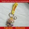 Casal criativo urso boneca bonito dos desenhos animados Pooh urso pingente saco de carro cadeia anel ornamentos