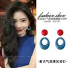 Brincos Estilo Retro Hong Kong para Mulheres 2025 Novo Design de Nicho Brincos Exagerados Estilosos Brincos Elegantes de Moda Brincos