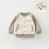 Liquidación de Primavera para Niños Chaquetas de Bebé, Cómodas Chaquetas de Béisbol Casuales