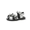 Sandalias con Diadema para Niñas 2026 Verano Nuevo Estilo para Niños Pequeños, Medianos y Grandes Niñas Pequeñas Elegantes Sandalias de Princesa Color Sólido con Lazo