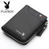 Cartera Playboy Cartera para Hombre Cartera Joven Estudiante Horizontal Moda productos genuinos Cartera Corta Delgada