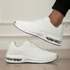 Zapatos deportivos de cuero con amortiguación de aire para otoño e invierno, comercio exterior Temu, para hombres y mujeres, zapatillas de correr amortiguadoras, zapatillas blancas de moda para mujeres, zapatos transfronterizos para hombres