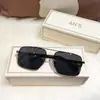Gafas de Sol de Media Montura Teaming para Hombre para Conducir Anti-ultravioleta Gafas de Sol Cuadradas Popular en Internet Cara Grande Ojos Personalidad a la Moda