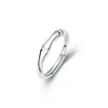 Rueda de la Fortuna Bambú Anillos de Pareja de la Suerte Plata de Ley S925 Nicho Diseño de Alta Gama Joyería Versátil Anillos de Pareja que se Abren