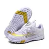 Nuevos zapatos de fútbol transfronterizos con tacos TF para adolescentes, niños y estudiantes de primaria, antideslizantes y resistentes al desgaste, adecuados para entrenamiento y competición, en stock
