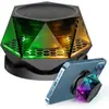 Soporte magnético para teléfono con efecto de luz RGB nuevo y personalizable para Amazon, mini altavoz Bluetooth portátil con súper graves