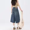 Shorts de Mezclilla para Mujer 2025 Tendencia Nuevo Primavera y Verano Delgados Pierna Ancha Sueltos Cortos Adelgazantes Rectos Pantalones Cortos