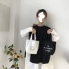 Bolsa de Almuerzo Casual Original de Lona Combinable Estilo Japonés Artístico de Nicho Bolso de Mano Estilo Japonés y Coreano Chic Nuevo Estilo