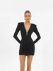 Vestido moderno sexy con tirantes en el cuello halter y espalda descubierta para mujer, estilo casual de verano para la playa, vestido corto de lunares florales