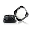 En stock: Frascos de crema para ojos de 5 ml y 9 ml, transparentes, de porcelana negra y de vidrio de porcelana blanca, adecuados para productos cosméticos y para dispensar cremas y ungüentos