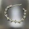 Acero de Titanio Cadena para Clavícula con Espina Nudosa Hip-Hop Pareja Lujo Ligero Nicho Estilo Frío Personalizado Moda Collar Venta al por Mayor Minimalista