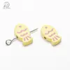 Aleación Pintada Cuentas de Peces de Colores Cuerda para el Cabello DIY Accesorios Cadena para Teléfono Colgante para Bolsa Llavero Accesorios Materiales Cuentas Sueltas