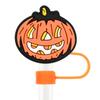 Venda Quente Transfronteiriça Chapéu de Palha Divertido de Abóbora para Halloween 10mm Universal Criativo Palito Decorativo Tampa de Palha contra Poeira