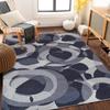 Alfombra Geométrica de Líneas para Sala de Estar, Hogar, Lujo Ligero Avanzado, Dormitorio, Alfombra de Noche, Sofá, Alfombra para Mesa de Centro, Tapete para Puerta de Casa en stock