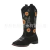 Juti En Stock Nuevo Modelo 2026 Invierno Exportación Talla Grande Zapatos de Mujer Talla 42 Botas de Cuero Retro para Mujer