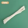 1-10mm Cuerda Corta de Algodón DIY Tejida a Mano Cuerda para Tamales Tapiz Hilo Trenzado Cuerda de Algodón Cuerda