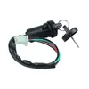 Interruptor de ignição com chave de 4 pinos para veículo off-road ATV, acessórios de modificação para motor de pequena cilindrada 50cc-250cc