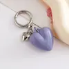 Chaveiro Criativo de Resina Colorida Transfronteiriço Joia Amor Pingente Decorativo Pingente de Chave de Carro