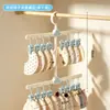 Percha para Ropa de Bebé Multi-Clip Especial para Bebés Recién Nacidos Niños Calcetines Sombreros Tendedero Hogar Almacenamiento en Armario Pinzas para Calcetines
