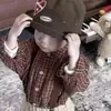 Roupa de Bebê e Criança Outono Estilo Coreano Conjunto Meninos Moderno Lindo Roupa Infantil Bonita Macacão Infantil Conjunto de Duas Peças