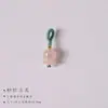Aventurina Jade Branco Seda Dourada Jade Flor de Lótus Bud Bud Artesanal DIY Pequena Bolsa de Mão Pulseira Chaveiro Acessórios Semi-Acabados Suprimento