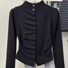 Em Estoque 549 Suéter de Tricô Lã Merino Estilo Italiano Hepburn para Mulheres, Sem Devoluções ou Trocas++