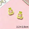 Accesorios de Resina DIY de Dibujos Animados de Frutas y Animales Pegamento de Crema Peineta Funda de Teléfono Hebilla de Zapato Llavero