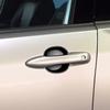 Adecuado para 23 PRIUS PRIUS serie 60 manija de cuenco de puerta exterior modificación de decoración exterior patrón de fibra de carbono decoración plateada galvanizada