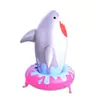 En Stock Venta Directa de Fábrica Juguete Inflable de Tiburón Temático con Chorro de Agua para Fiestas en el Césped de Niños y Juegos de Agua para Niños
