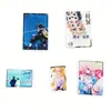 Arena Líquida Acrílica Mahjong Personalizado Dibujos Animados Anime Merchandising Soporte de Arena Líquida Bloque de Tarjeta Transparente DIY Adorno de Escritorio