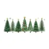 Decoraciones navideñas para fiestas Pegatinas electrostáticas para puertas de vidrio para ventanas y gabinetes Bosque verde Copos de nieve Estrellas felices Piñas