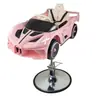Silla Infantil para Barbería Transfronteriza, Silla de Barbería con Forma de Coche para Niños de Salón de Peluquería, Nueva Silla Giratoria y Ajustable de Dibujos Animados Estilo Chino