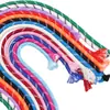 Cuerda de Poliéster Colorida de 5 mm con Núcleo Envuelto Cuerda Redonda Resistente al Desgaste Cuerda para Atar DIY Cuerda para Tejer Hecho a Mano Colgante Creativo para Llavero