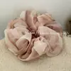 Goma para el pelo scrunchie degradada tie-dye de alta gama estilo coreano, nueva y elegante goma para coleta, accesorio para el pelo para mujer