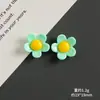 Macaron Flor de Cinco Pétalas Acessórios de Resina Joias DIY Charms para Sapatos Capa de Celular Grampo de Cabelo Infantil Materiais de Decoração