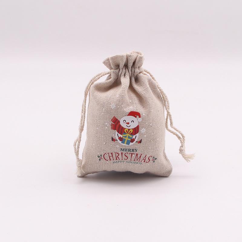 SD05-4号雪人与礼物【两道口棉】;13x18cm