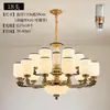 Novo lustre grande estilo chinês para vilas duplex, iluminação minimalista moderna para sala de jantar, sala de estar e mezanino em casas de construção própria