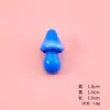 Cogumelo Simulado Miniatura Comida Brinquedo DIY Cola de Creme Decoração Acessórios Ímã de Geladeira Buraco Fivela de Sapato Resina Pequenos Acessórios