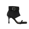 Versión de piel de oveja~Sandalias romanas de plataforma para mujer, nuevo estilo francés de verano 2026, punta abierta, transpirables, adecuadas para faldas, con tacones finos altos