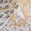 Adesivos Finos e Resistentes para Unhas, Capas Populares para Celular, Artigos de Papelaria, Adesivos Infantis para Unhas, Adesivos Auxiliares para Unhas de Pequeno Guaxinim