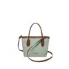 Bolso de Hombro Tipo Saco Popular de Color Contrastante para Mujer Bolso 2025 Otoño Nuevo Estilo Empalme Versátil Bolso Cruzado para Viajar