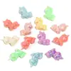 Nuevas Cuentas Luminosas de Dibujos Animados de Unicornio con Agujero Vertical para Pulsera DIY, Colgante, Llavero, Accesorios de Joyería, Venta al por Mayor