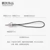 Accesorios DIY cuerda para teléfono ojo de oveja colorida accesorios de cordón de fieltro de lana venta al por mayor cordón con colgante de uña ojo de oveja