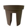 Laizhixiu vaso de flores redondo de resina para coluna de montaria varanda rosa verde suculenta em vaso coluna de montaria vaso de flores atacado