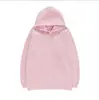 Comércio Exterior Europeu e Americano Simples Liso Longo Moletom com Capuz Branco Preto Rosa Três Cores Solto Emagrecedor Diário para o Trabalho
