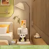 Nuevo Gabinete de Noche de Panda Adornos Grandes de Piso Mesa Lateral Creativa para Dormitorio Infantil Sala de Estar Lateral de Sofá de TV para Hombres y Mujeres