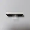 Fabricantes suministran directamente tubo digital LED de 0.56 pulgadas, 4 dígitos, fila única, 7 pines, blanco brillante, pantalla de visualización digital de reloj